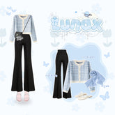 One Set Outfit Remaja Korean Style OOTD Hijab Casual - KA29